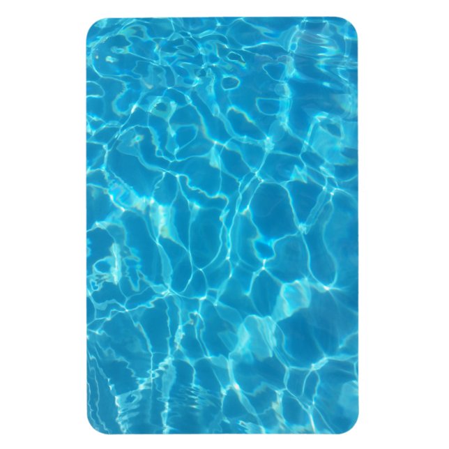 Íman Água de Piscina Azul Céu Cristalino (Vertical)