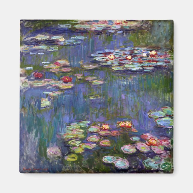 Íman Água Lily Pond, Monet (Frente)