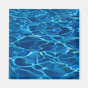 Íman Água Piscina Azul Escura