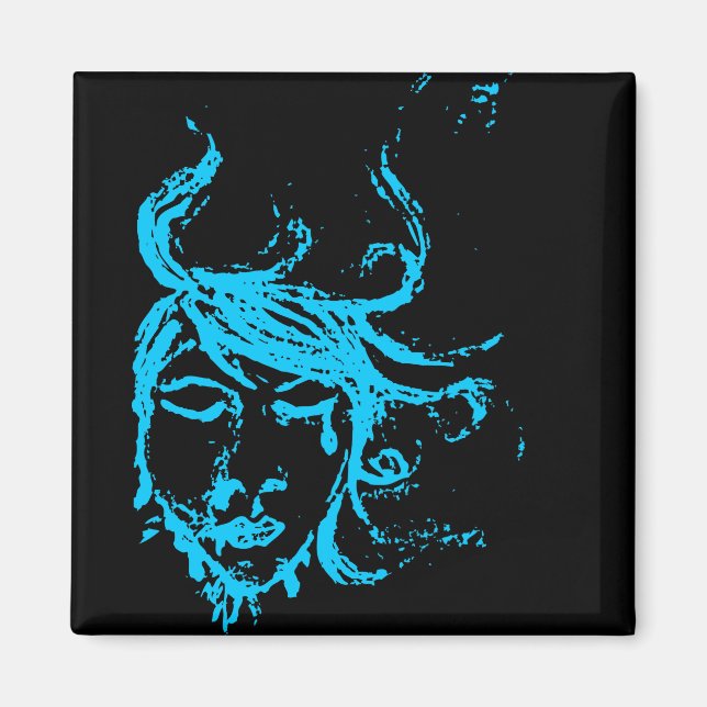 Íman águas azuis (Frente)