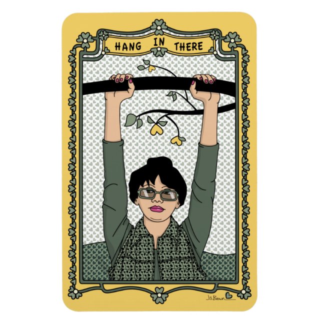 Íman Aguentem Ali_C_4x6 Magnet Do Refrigerador (Vertical)