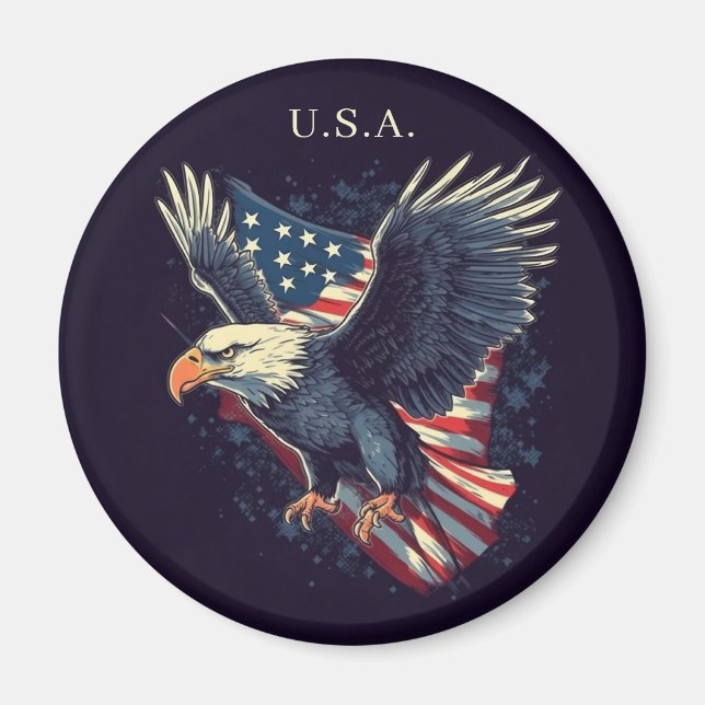 Íman Águia Americana (Frente)