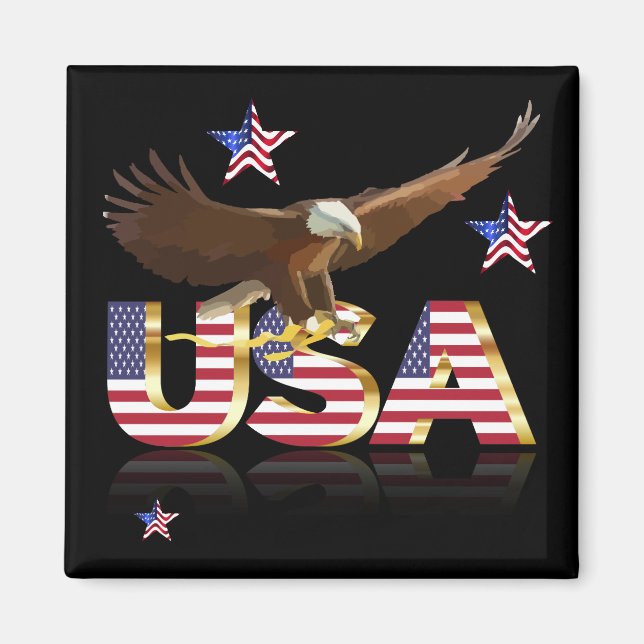 Íman águia americana (Frente)