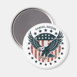 Íman Águia Americana Retrô