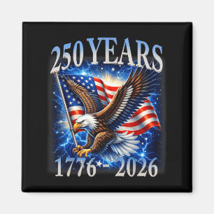 Íman Águia e Bandeira 250 Anos 1776-2026 250º Aniversár