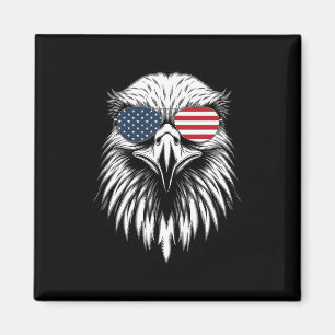 Íman Águia Legal Bandeira Americana Dos EUA 4 De Julho