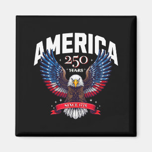 Íman Águia patriótica do Usa há 250 anos desde o design