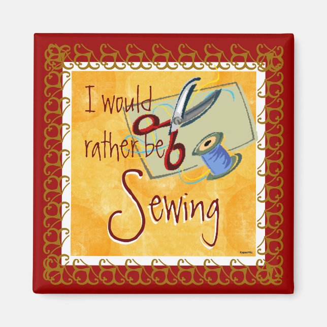 Íman Agulha de costura (amora) (Frente)