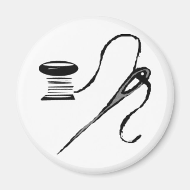 Íman Agulha e thread (Frente)