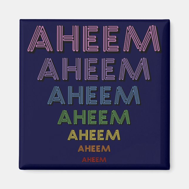 Íman Aheem mantra (Frente)