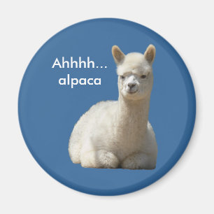 Íman Ahhhh Alpaca Magnet