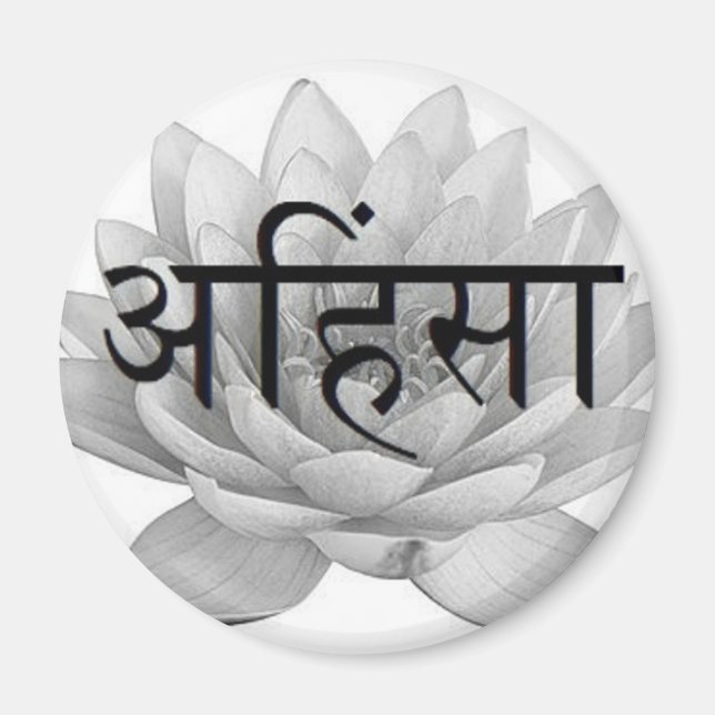Íman Ahimsa Lotus Flower (Frente)
