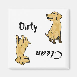 Íman AHL- ímã sujo amarelo das patas de Labrador