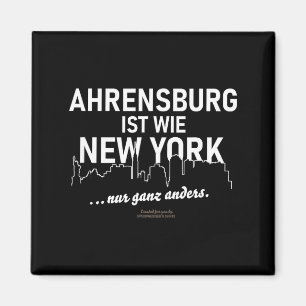 Íman Ahrensburg é como Nova York