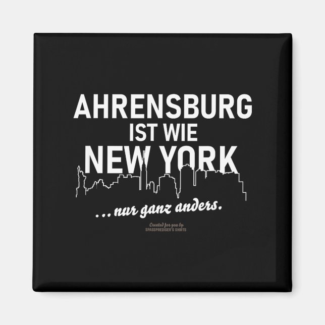 Íman Ahrensburg é como Nova York  (Frente)