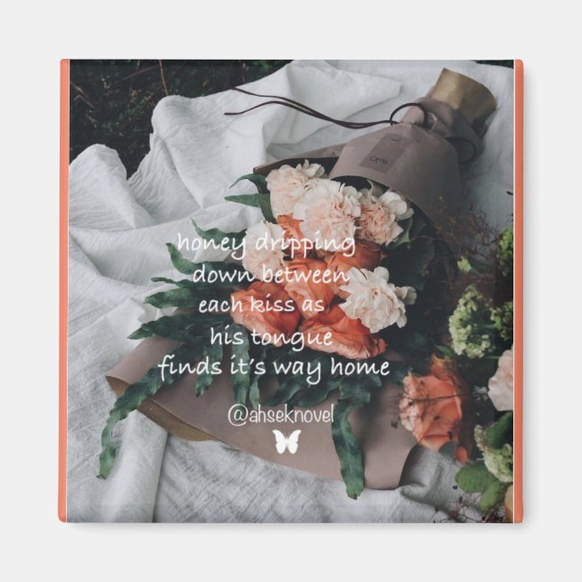 Íman Ahsek Novel Poetry Magnet 2 (Frente)