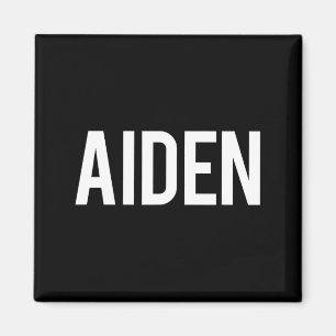 Íman Aiden - Camiseta de presente engraçada para fã de