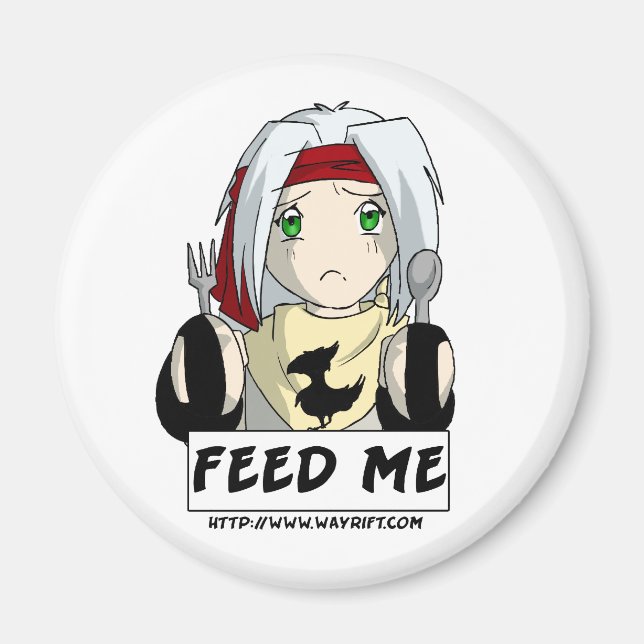 Íman Aiden "Feed Me" Magnet (Frente)