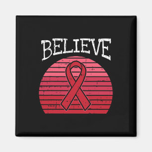 Íman Aids Red Ribbon HIV Aneurísmo cerebral Awarenes