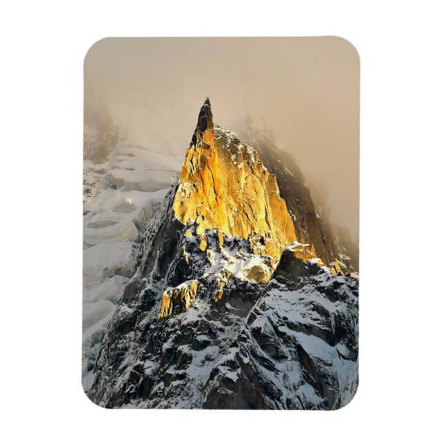 Íman Aiguille des Deux Aigles nascer do sol, Chamonix (Vertical)