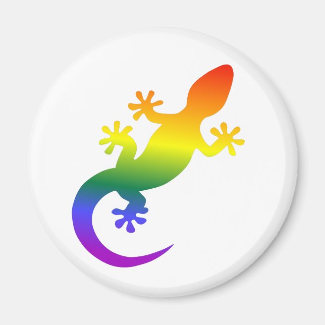 Íman Aimant Gecko arco-íris (Frente)