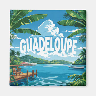 Íman Aimant Guadeloupe Lagon Tropical | Magnet