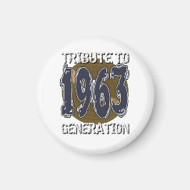 Íman Aimant Tribute ao aniversário da geração de 1963