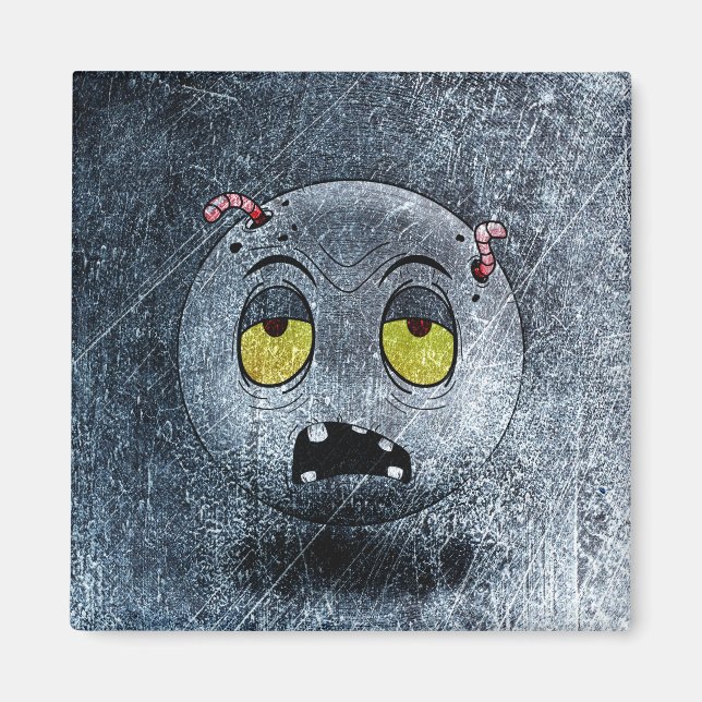 Íman Aimant Zombiemoji Vintage (Frente)