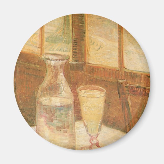 Íman Ainda com a Absinthe por Vincent van Gogh (Frente)