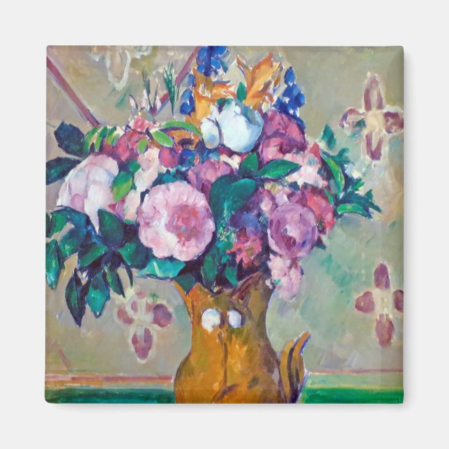 Íman Ainda com Flores, Paul Cezanne (Frente)