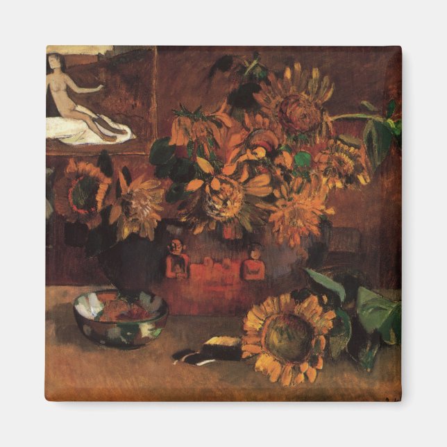 Íman Ainda com o L'Esperance (Esperança) de Paul Gaugui (Frente)