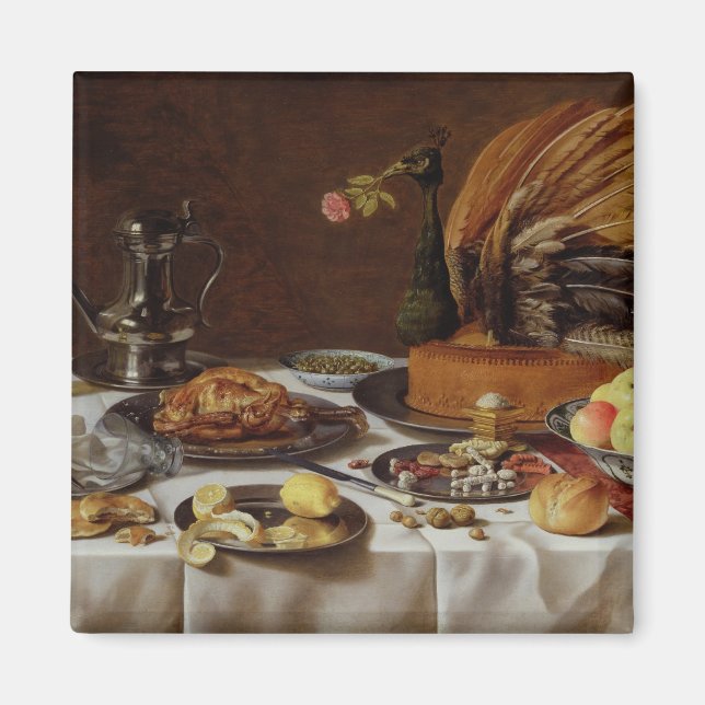Íman "Ainda com uma tarte de pavão", 1627 (Frente)