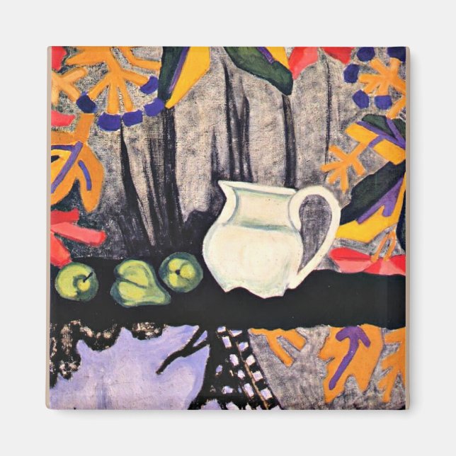 Íman Ainda com vida, pintura de Olga Rozanova em 1910, (Frente)