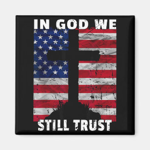 Íman Ainda Confiamos em Deus Bandeira Americana EUA 250