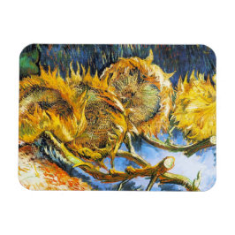 Íman Ainda é vida com quatro girassóis Van Gogh Vincent