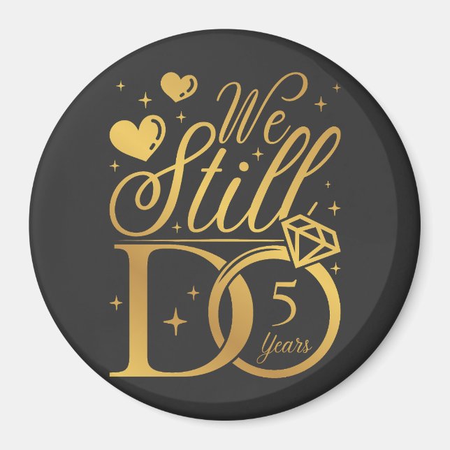 Íman Ainda Fazemos 5 Anos De Círculo De Aniversário De  (Frente)