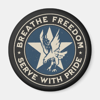 Íman Air Force - Breathe freedom, serve with pride.