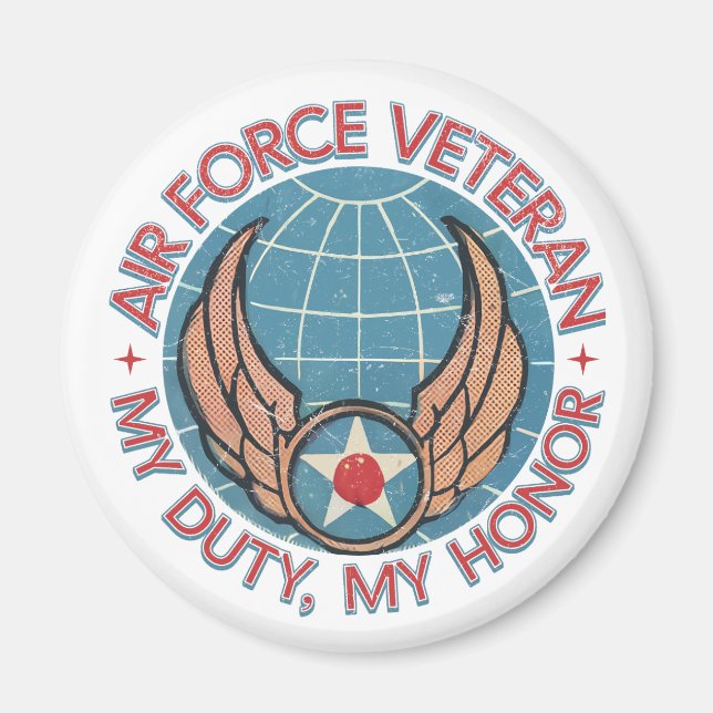 Íman Air Force Veteran (Frente)