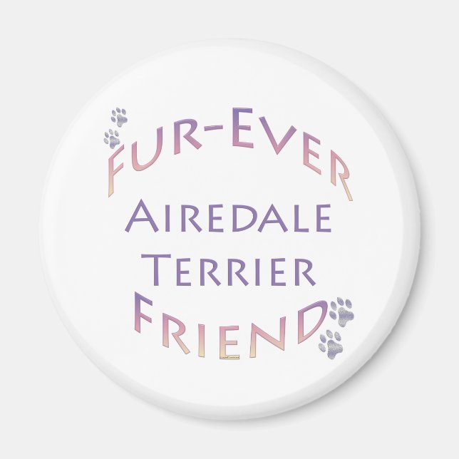 Íman Airedale Terrier Fuserver (Frente)