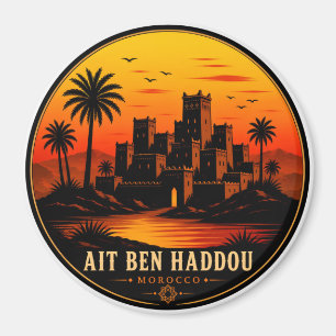 Íman Ait Ben Haddou Marrocos Cartão Postal de Viagem Vi