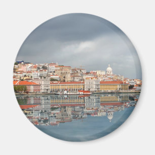 Íman Ajardine a vista das construções em Lisboa,