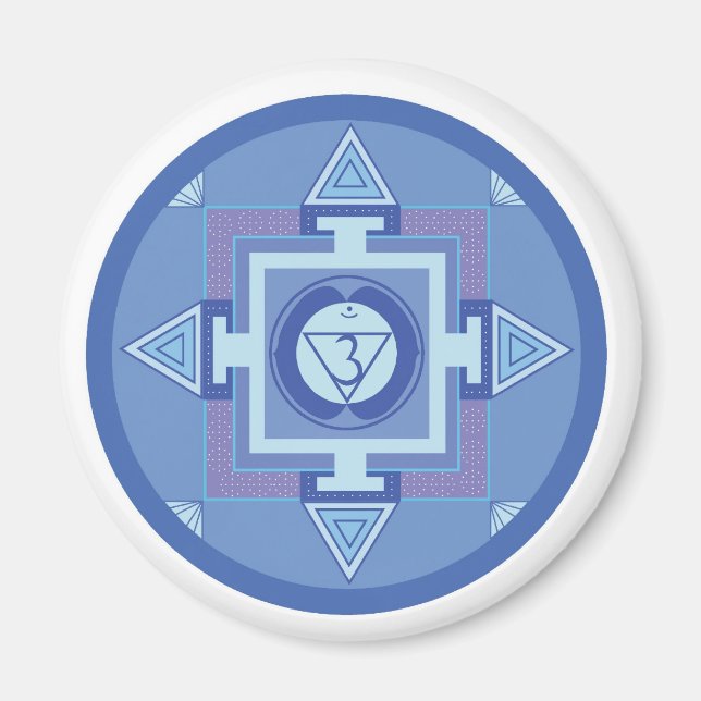 Íman Ajna Chakra Mandala (Third eye chakra) (Frente)
