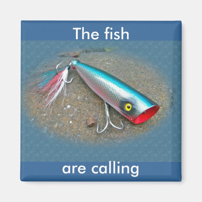 Íman AJS Saltwater Lure Popper Blue Dragon Itens (Frente)