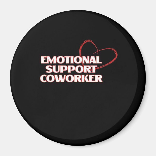 Íman Ajuda Emocional Clássica do Colega de Trabalho - B (Frente)