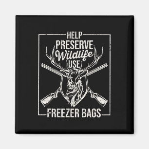 Íman Ajudar A Preservar A Vida Selvagem Usar O Freezer