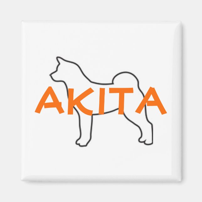 Íman Akita (Frente)