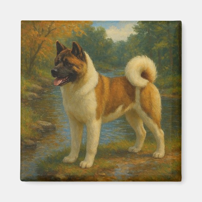 Íman Akita (Frente)