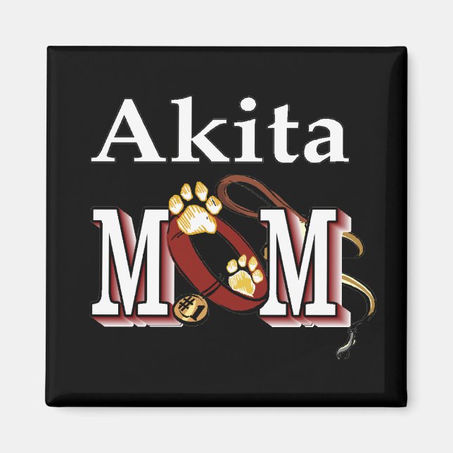 Íman Akita Dog MOM (Frente)