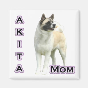 Íman Akita Mãe 4 - Magnet