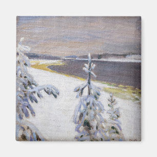Íman Akseli Gallen-Kallela - Paisagem de inverno #2